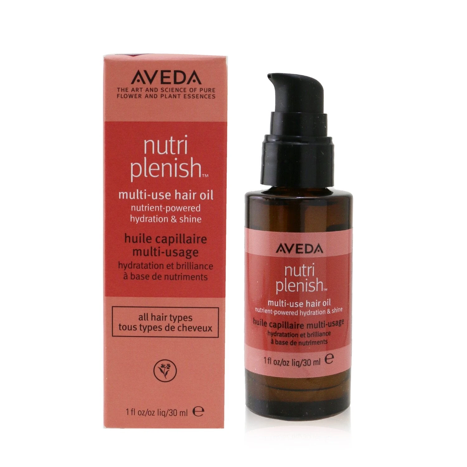Aveda Nutriplenish Multi-Use Hair Oil (All Hair Types) 30ml/1oz 2 Aveda Nutriplenish Multi-Use Hair Oil (All Hair Types) 30ml/1oz - Image 2